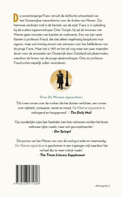 Achterkant van De Weense sigarenboer