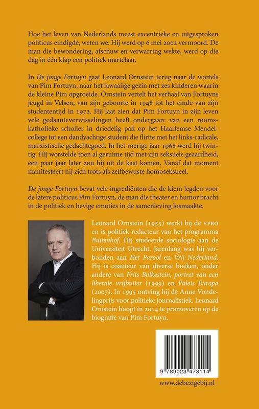 Achterkant van De jonge Fortuijn