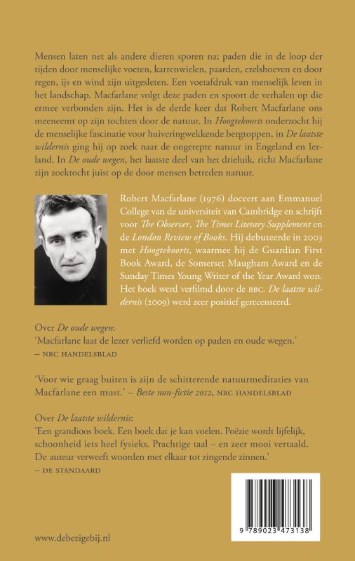 Achterkant van De oude wegen