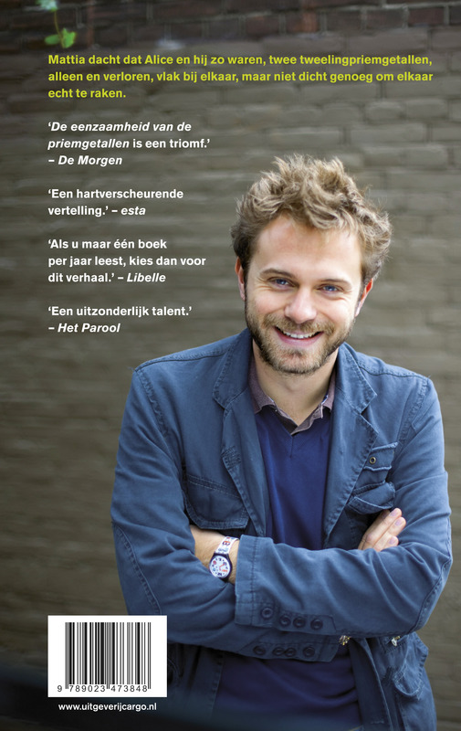 Achterkant van De eenzaamheid van de priemgetallen