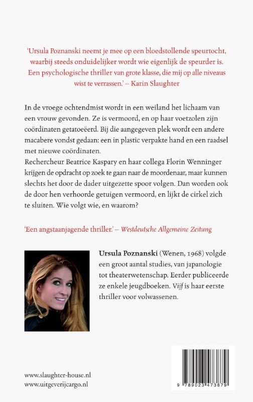 Achterkant van Vijf