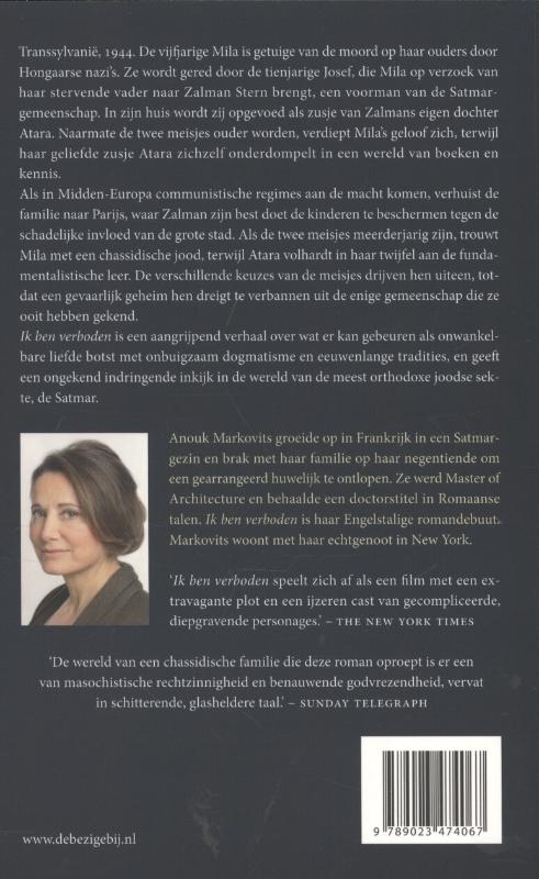 Achterkant van Ik ben verboden
