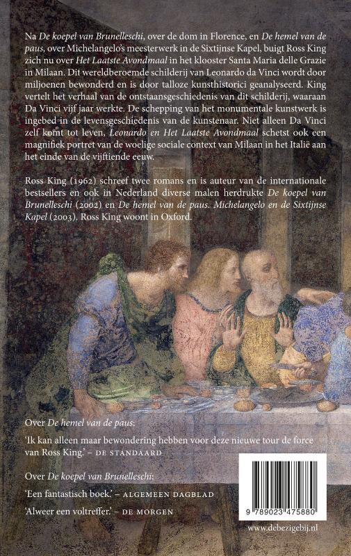 Achterkant van Leonardo en het laatste avondmaal