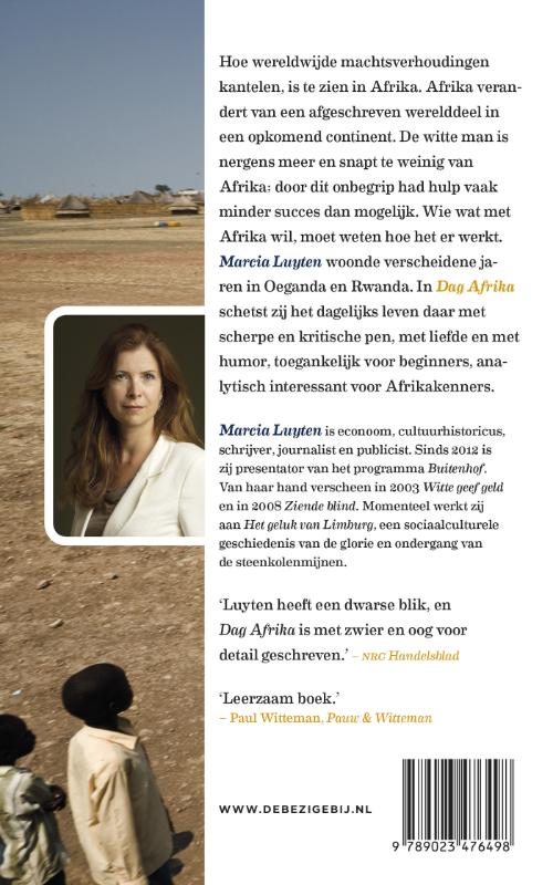 Achterkant van Dag Afrika