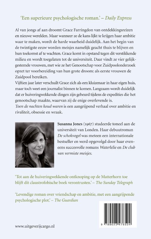 Achterkant van Toen de nachten koud waren