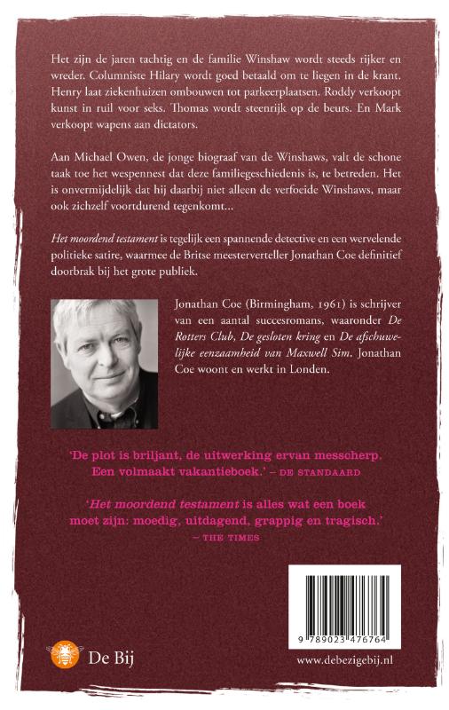 Achterkant van Het moordend testament