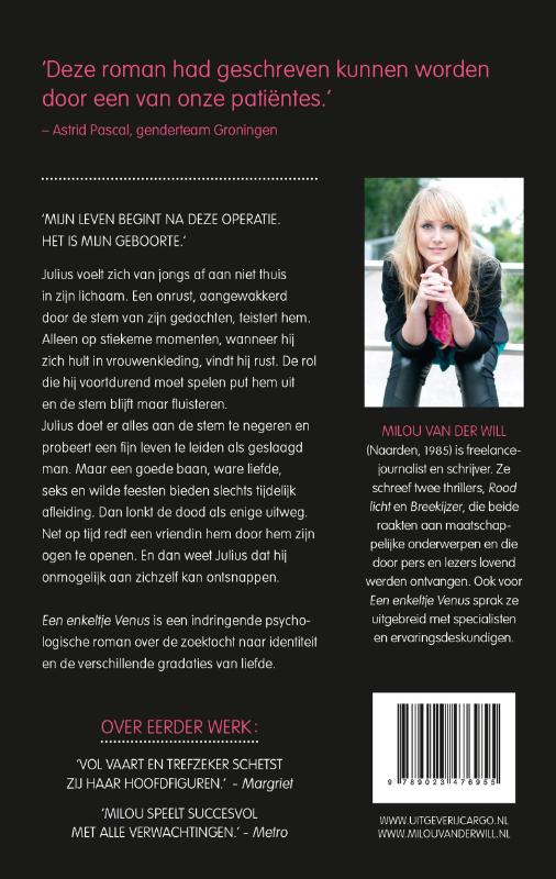 Achterkant van Een enkeltje Venus