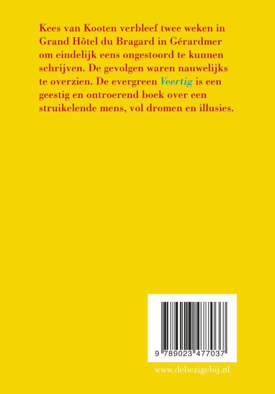 Achterkant van Veertig