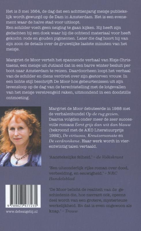 Achterkant van De schilder en het meisje