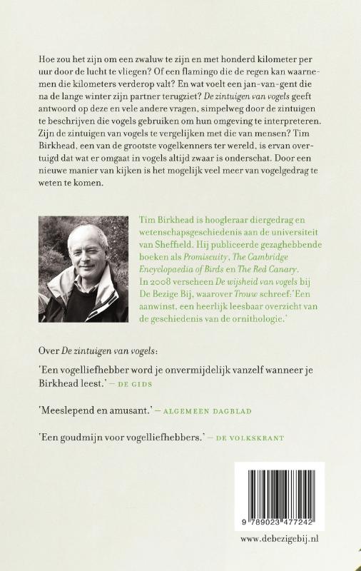 Achterkant van De zintuigen van vogels