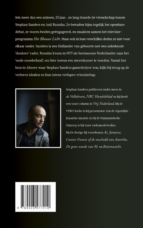 Achterkant van Iets meer dan een seizoen