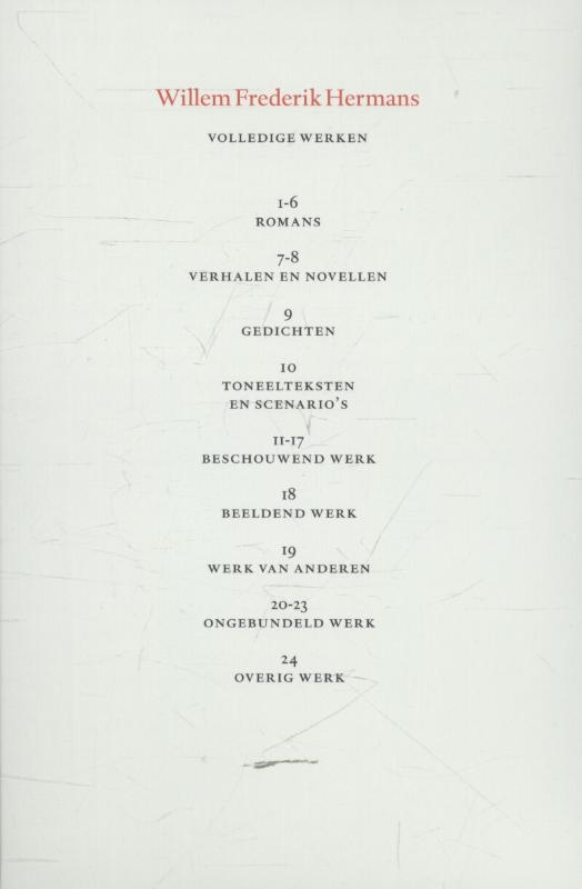 Achterkant van Volledige werken 5