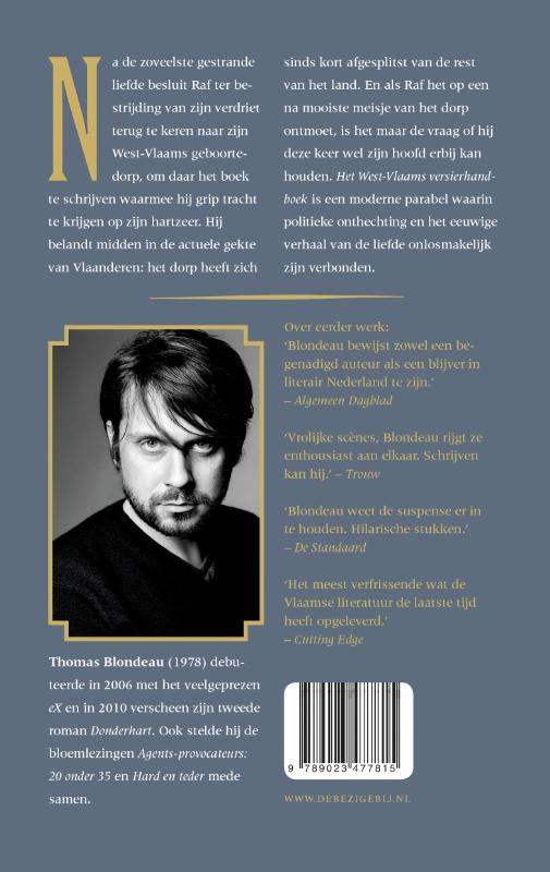 Achterkant van Het West-Vlaams versierhandboek