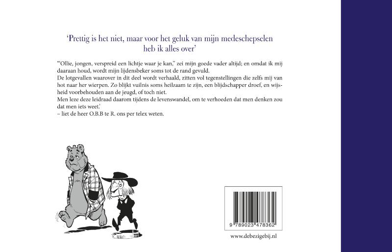 Achterkant van Een Bommel staat voor niets