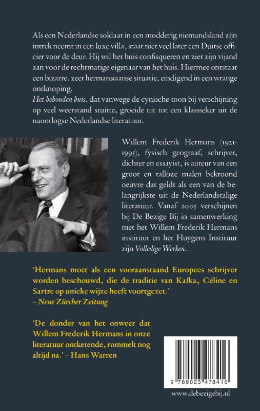 Achterkant van Het behouden huis