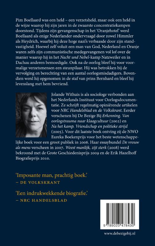 Achterkant van Weest manlijk, zijt sterk
