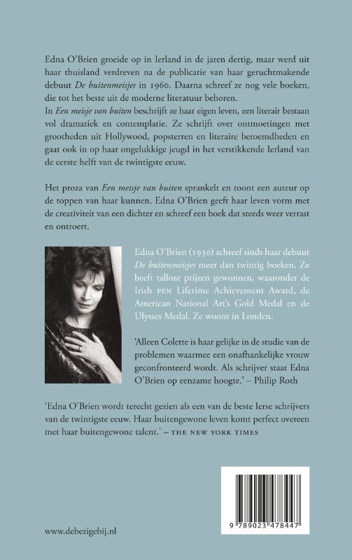 Achterkant van Een meisje van buiten
