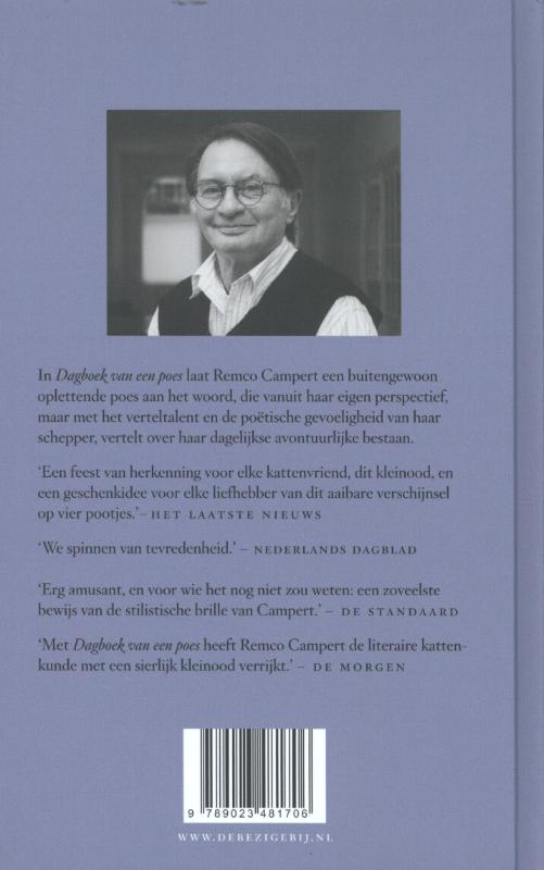 Achterkant van Dagboek van een poes