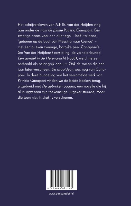 Achterkant van De gazellejongen