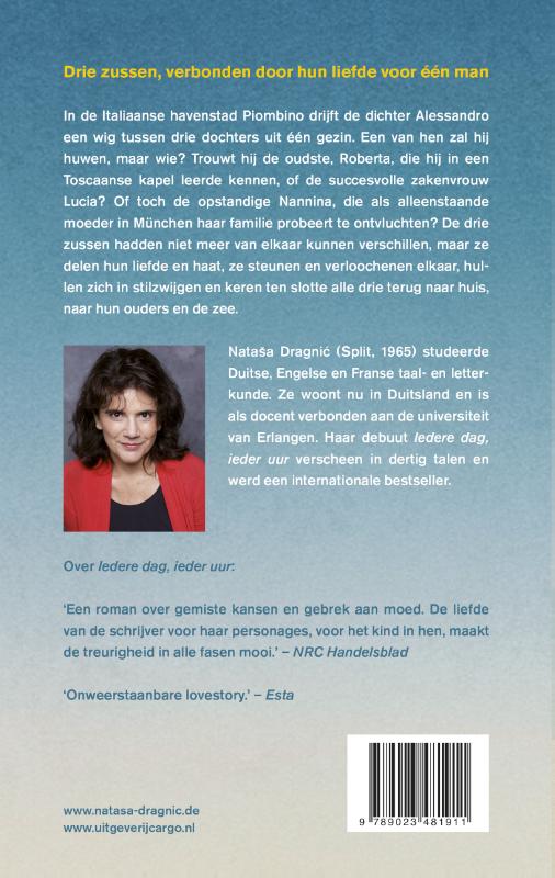 Achterkant van Altijd terug naar de zee