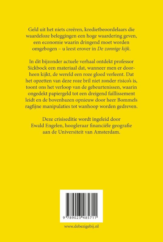 Achterkant van De zonnige kijk (crisiseditie) 10 ex