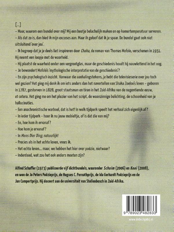 Achterkant van Mens dier ding