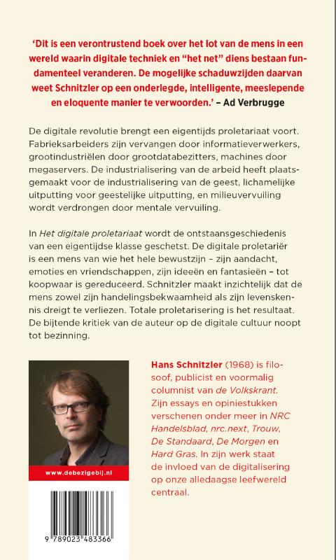 Achterkant van Het digitale proletariaat