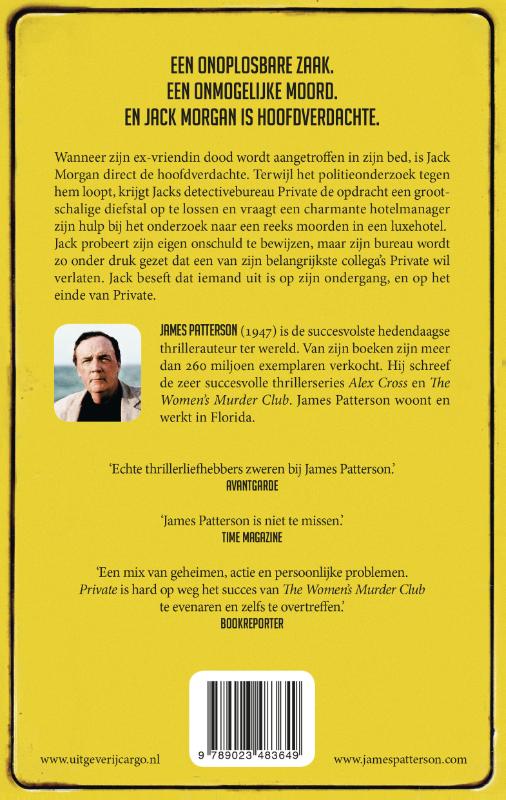 Achterkant van Private