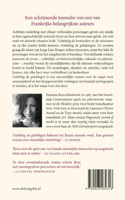 Achterkant van Gelukkig de gelukkigen