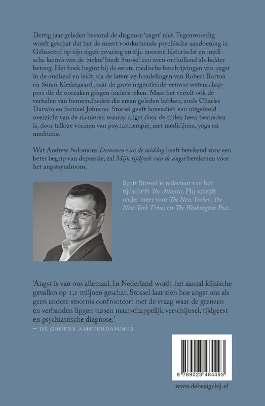 Achterkant van Mijn tijdperk van de angst