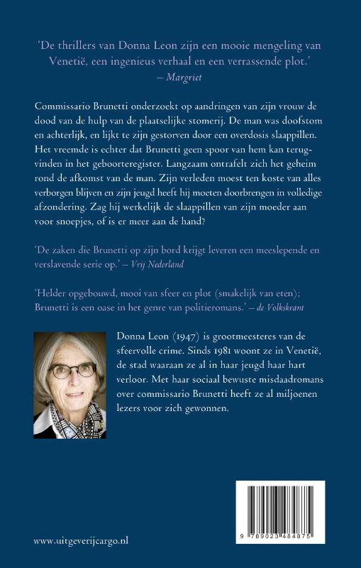 Achterkant van Het onbekende kind