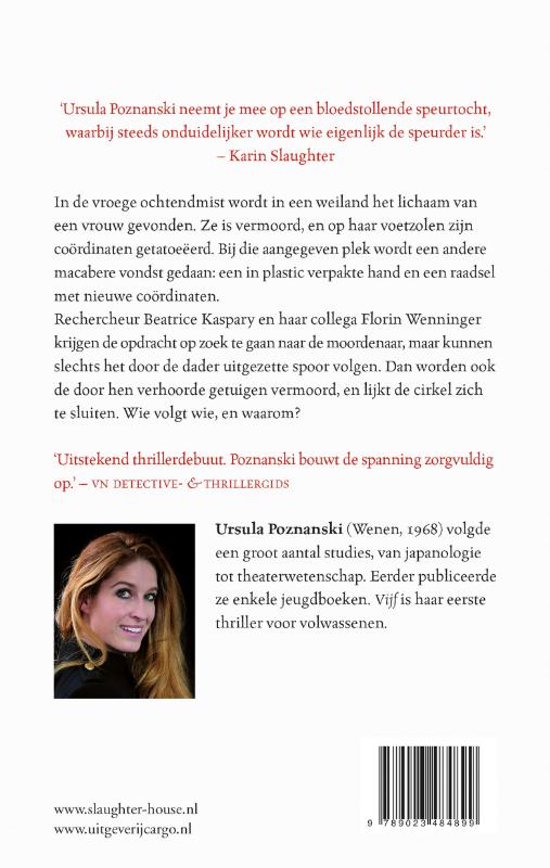 Achterkant van Vijf
