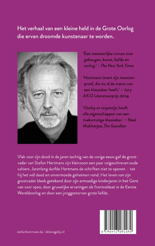 Achterkant van Oorlog en terpentijn