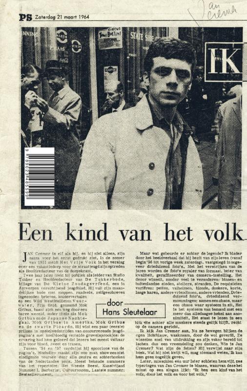 Achterkant van Ik Jan Cremer