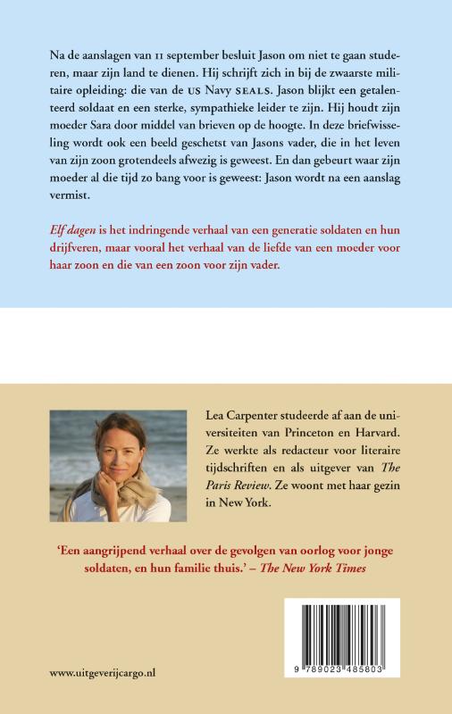 Achterkant van Elf dagen