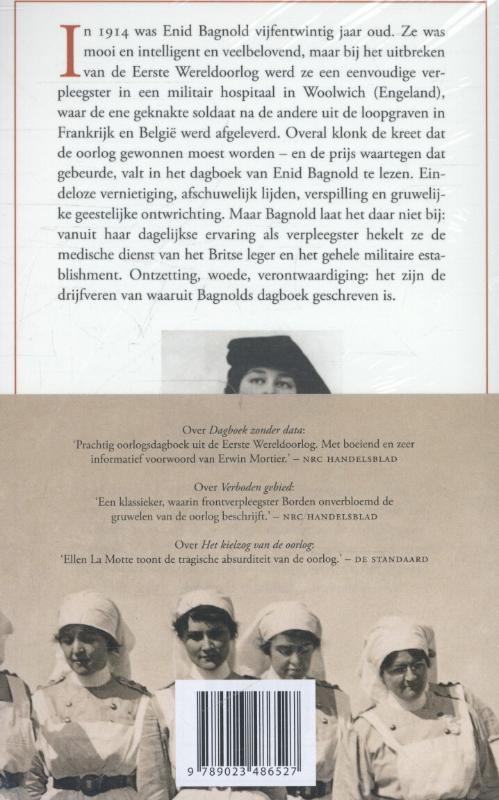 Achterkant van bevat: Dagboek zonder data, Verboden gebied en Het kielzog van de oorlog