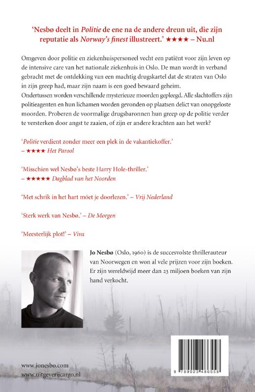 Achterkant van Politie