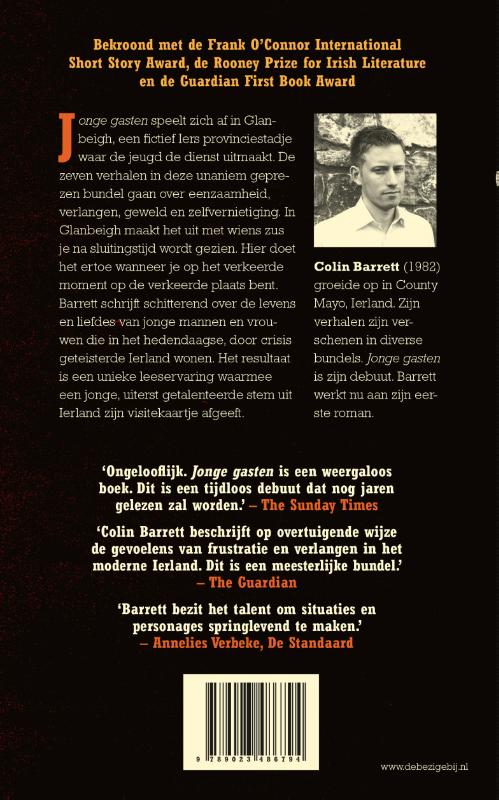 Achterkant van Jonge gasten