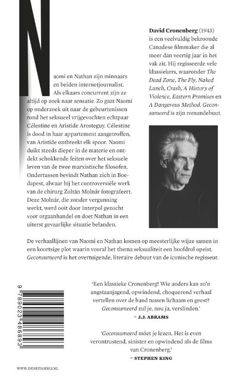 Achterkant van Geconsumeerd