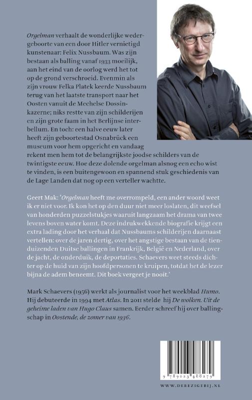 Achterkant van Orgelman