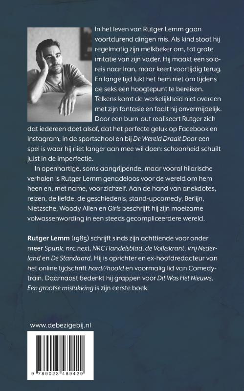 Achterkant van Een grootse mislukking