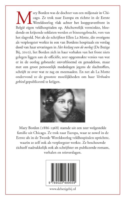 Achterkant van Verboden gebied