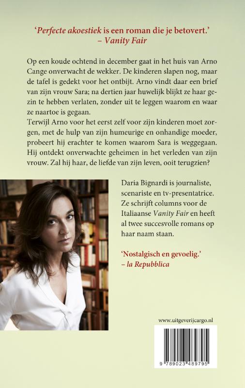 Achterkant van Perfecte akoestiek