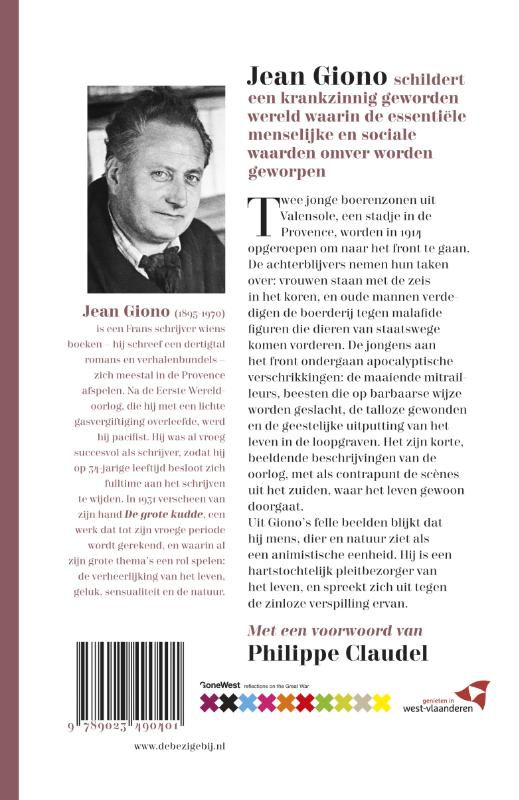 Achterkant van De grote kudde