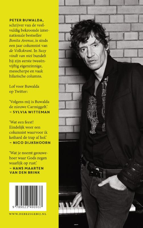 Achterkant van Suzy vindt van niet