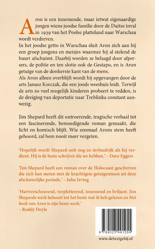 Achterkant van Het boek van Aron