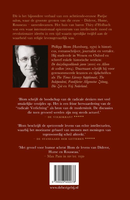 Achterkant van Het verdorven genootschap
