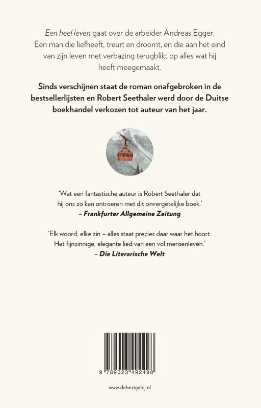 Achterkant van Een heel leven