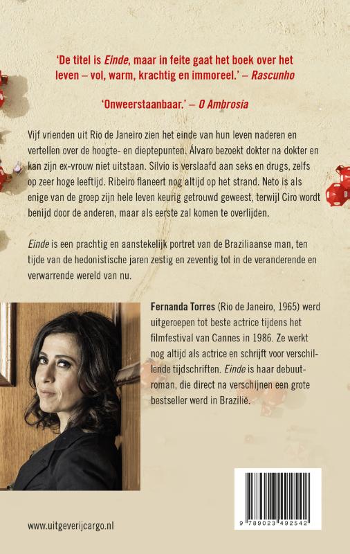 Achterkant van Einde