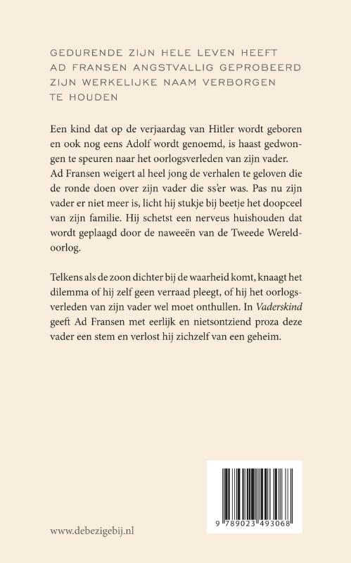 Achterkant van Vaderskind
